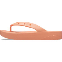 Ojotas Crocs Classic Flip Platform Naranja