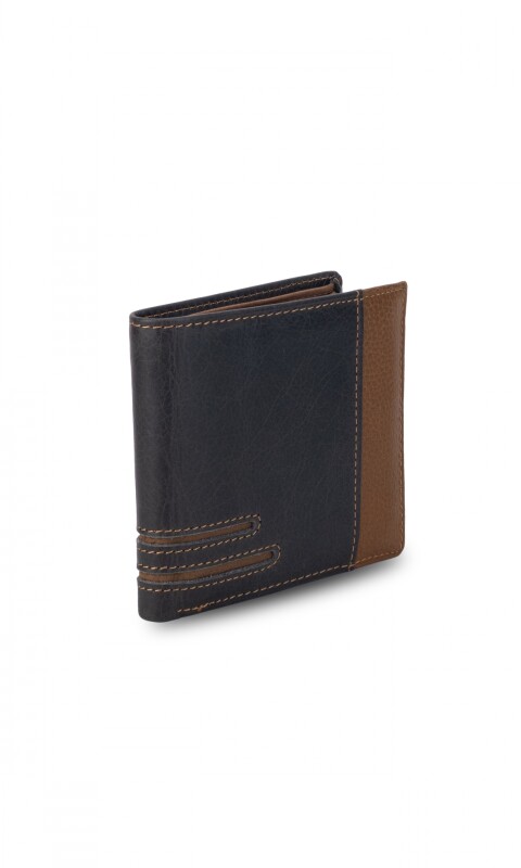 BILLETERA HOMBRE DALI AZUL/SUELA