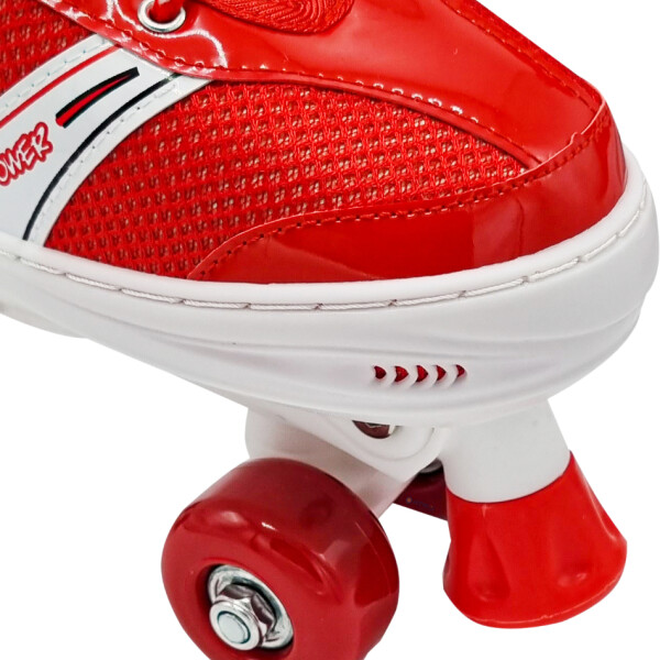 Patin Artistico Semi Profesional Patines Niños Infantil Variante ROJO TALLE M