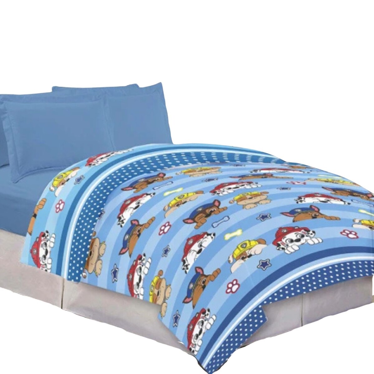 Colcha Infantil Disney diseño Paw Patrol de 1 Plaza - 140x220cm 
