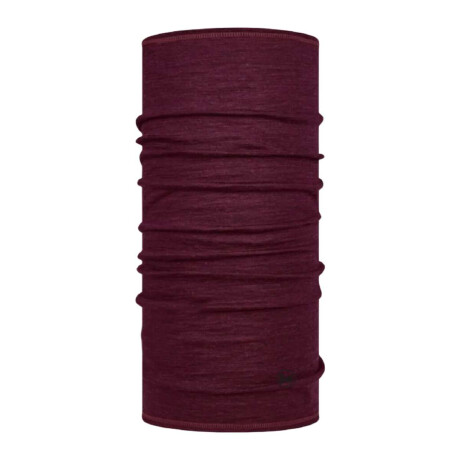 Bufanda Buff Merino Lightweight Solid Garnet Garnet