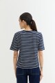 Remera a rayas AZUL MARINO Y BLANCO