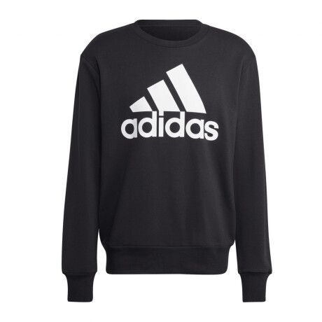 Buzo de Hombre Adidas Essentials French Terry Negro - Blanco