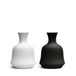 FLORERO CERAMICA D14x19CM BLANCO/NEGRO MATE FLORERO CERAMICA D14x19CM BLANCO/NEGRO MATE