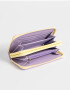 Ficheros Clasico Billeteras Fichero Doble Compartimiento - Violeta Lila