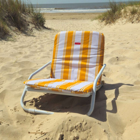 Reposera playa plegable con correa Club Petates Amarillo