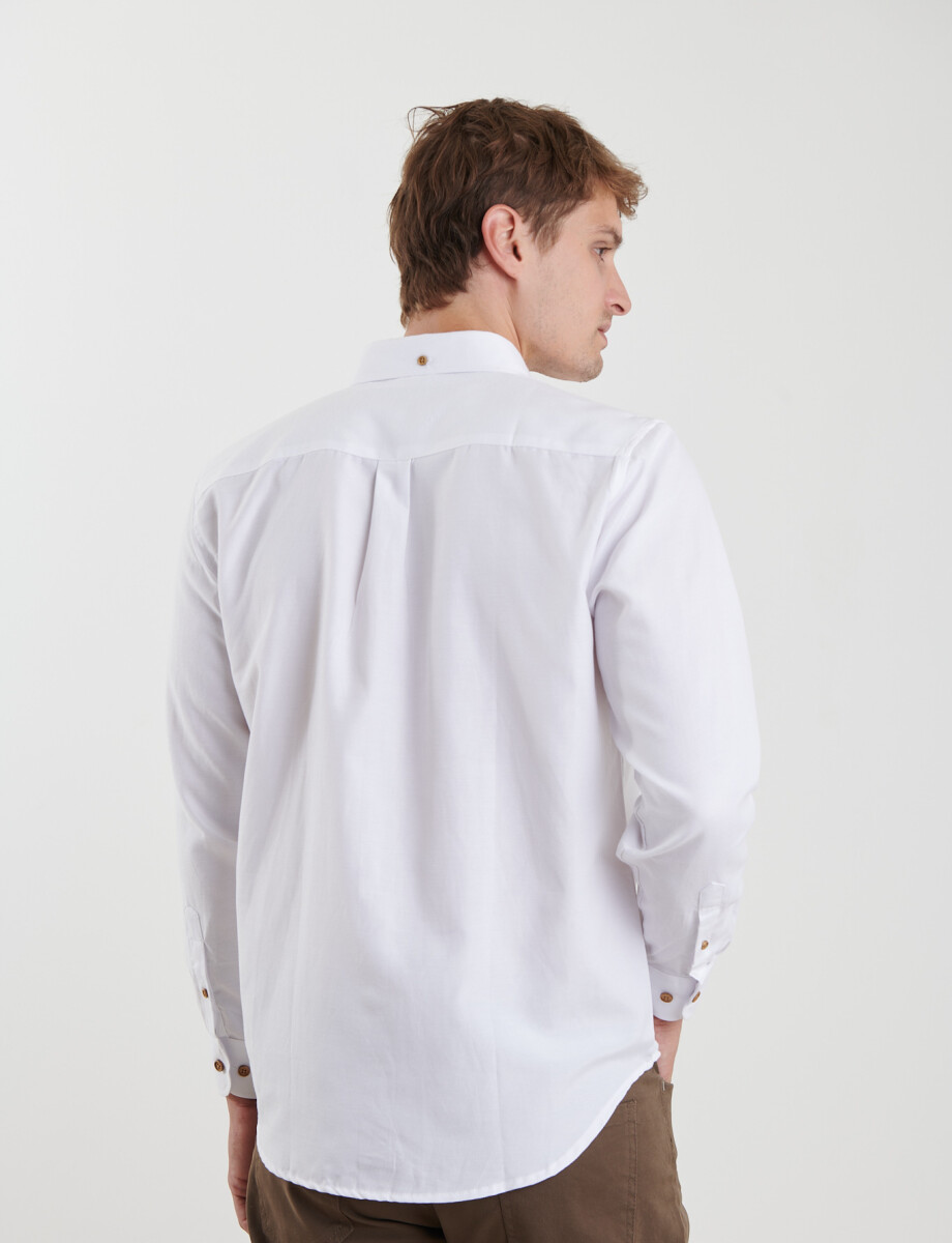012587 CAMISA HARRINGTON LABEL Blanco
