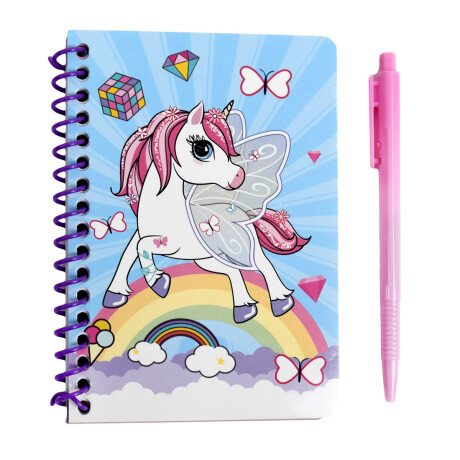 LIBRETA CON BOLIGRAFO Y ESPIRAL 15X10.5X0.4CM 50PAG DIFERENTES DISEÑOS 27590 LIBRETA CON BOLIGRAFO Y ESPIRAL 15X10.5X0.4CM 50PAG DIFERENTES DISEÑOS 27590