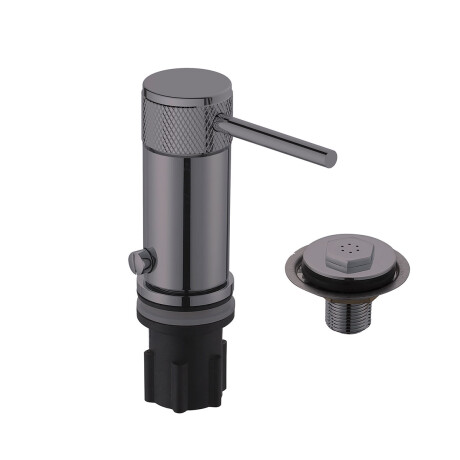 Griferia De Bidet Con Transferencia Linea Fasano Aqualia Color Gun Metal GRAFITO-GUNMETAL