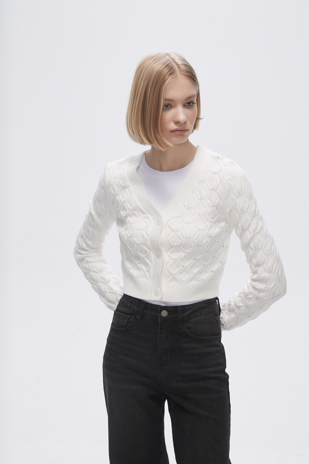 Cardigan Florina Crudo / Natural