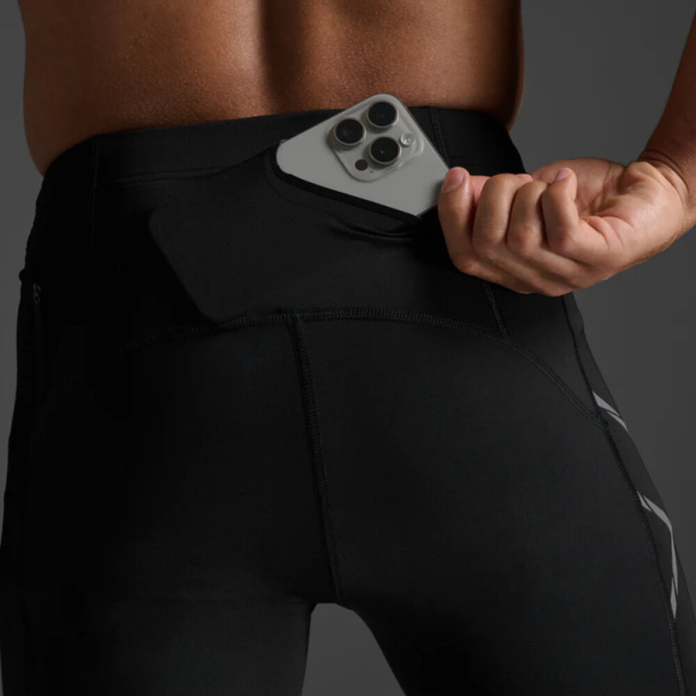Light Speed Compression <br /> Shorts - Hombre Black/black Reflective
