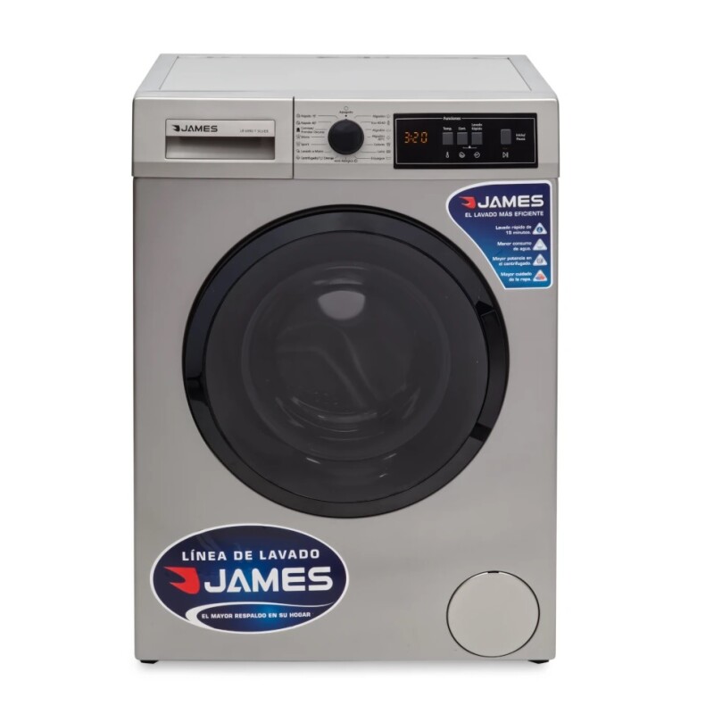 James Lavarropas Lr 6990t Silver 6kg Lavado Gris James Lavarropas Lr 6990t Silver 6kg Lavado Gris
