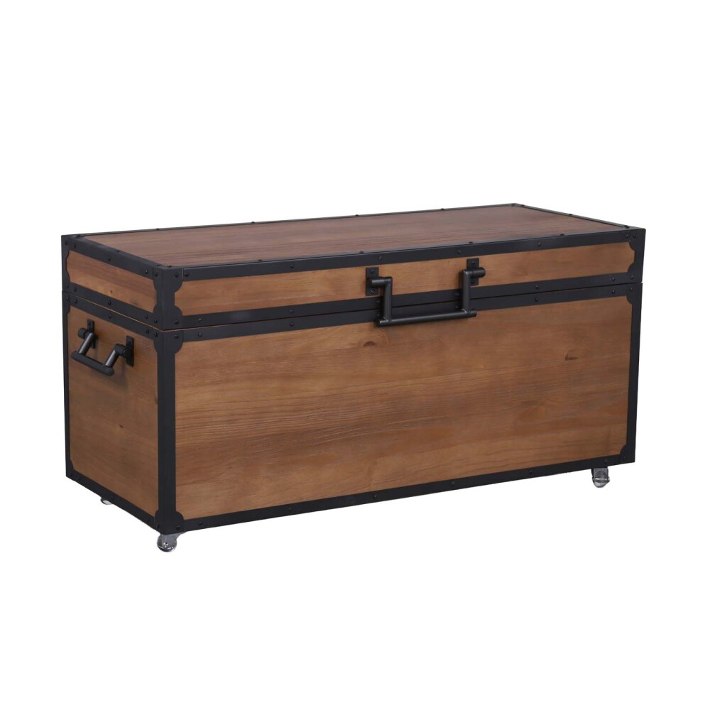 PIE DE CAMA MADERA MARRON TERRANO