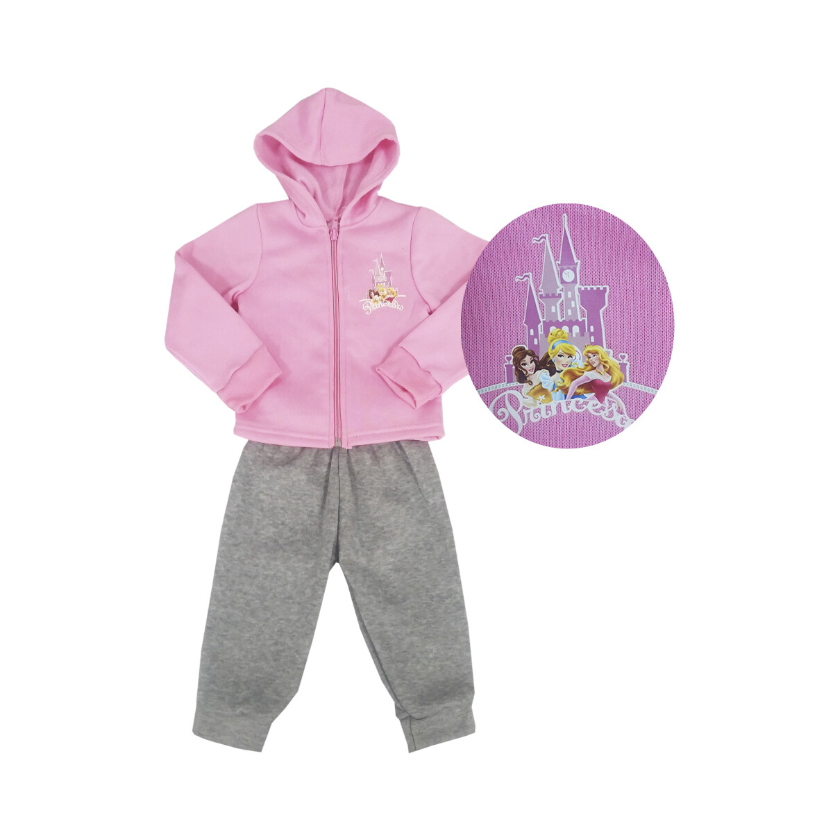 Conjunto Campera y Pantalón de Princesas de Disney para Bebés 