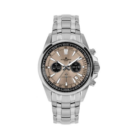 Reloj Jacques Lemans con Malla de Acero y Esfera Redonda Reloj Jacques Lemans con Malla de Acero y Esfera Redonda