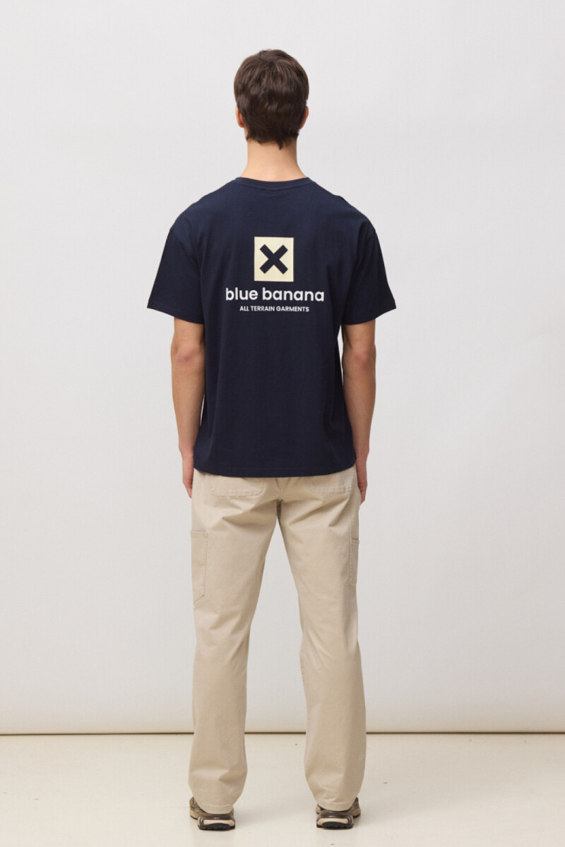 Remera Core Blue Banana Navy