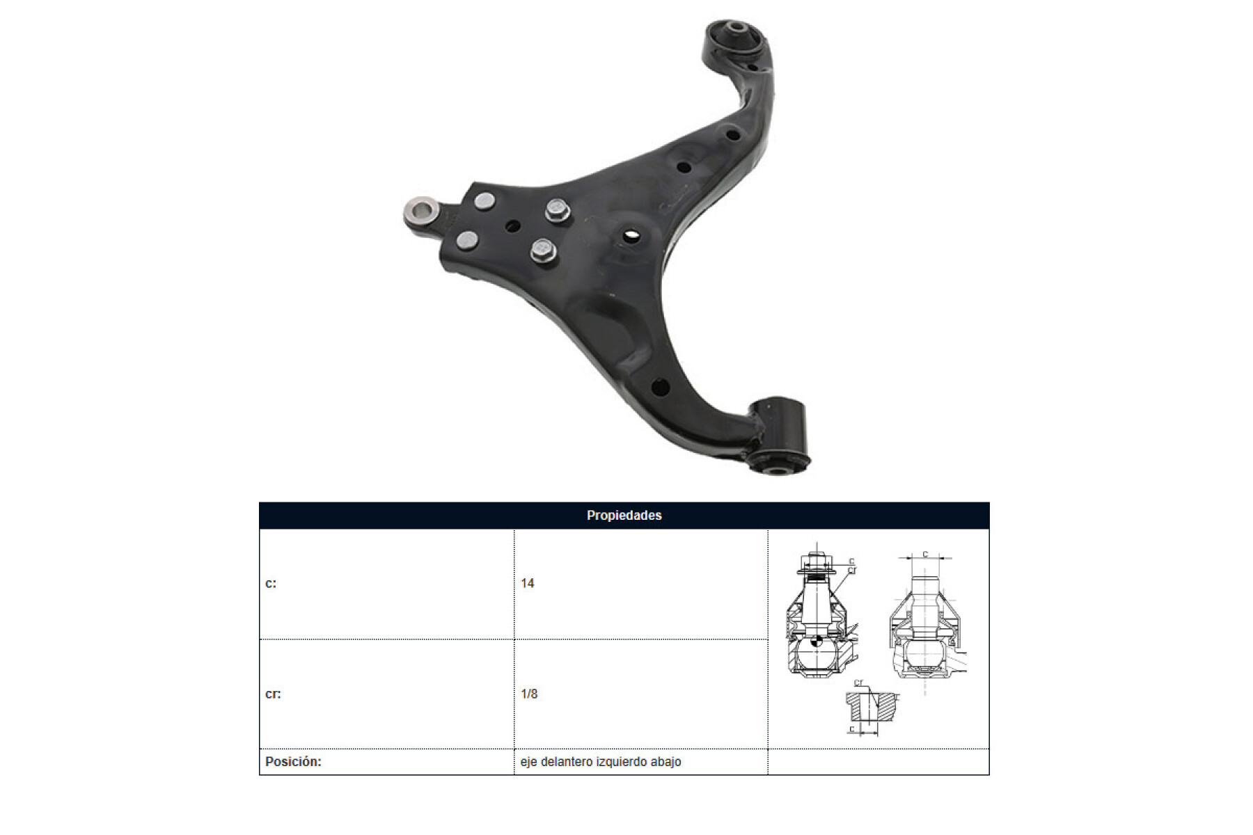 Parilla De Suspension Del Hyundai Tucson, Kia Sportage 04-25 Izq 