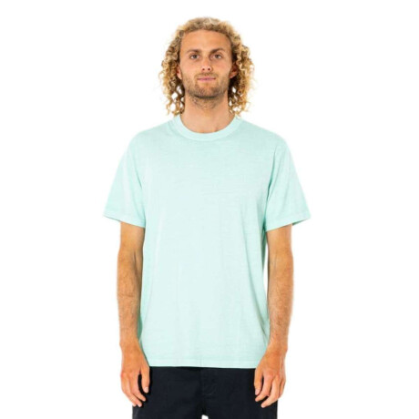 Remera Rip Curl Plain wash Celeste