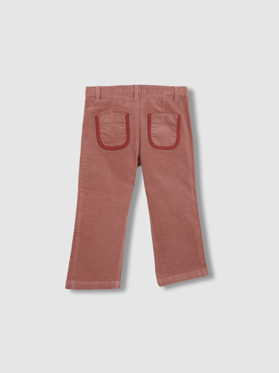 Pantalon Rosa Con Contraste Rosa Rosa Maquillaje