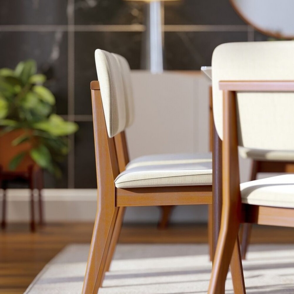 Silla de Comedor Classic - Línea Manhattan Lino/Natural