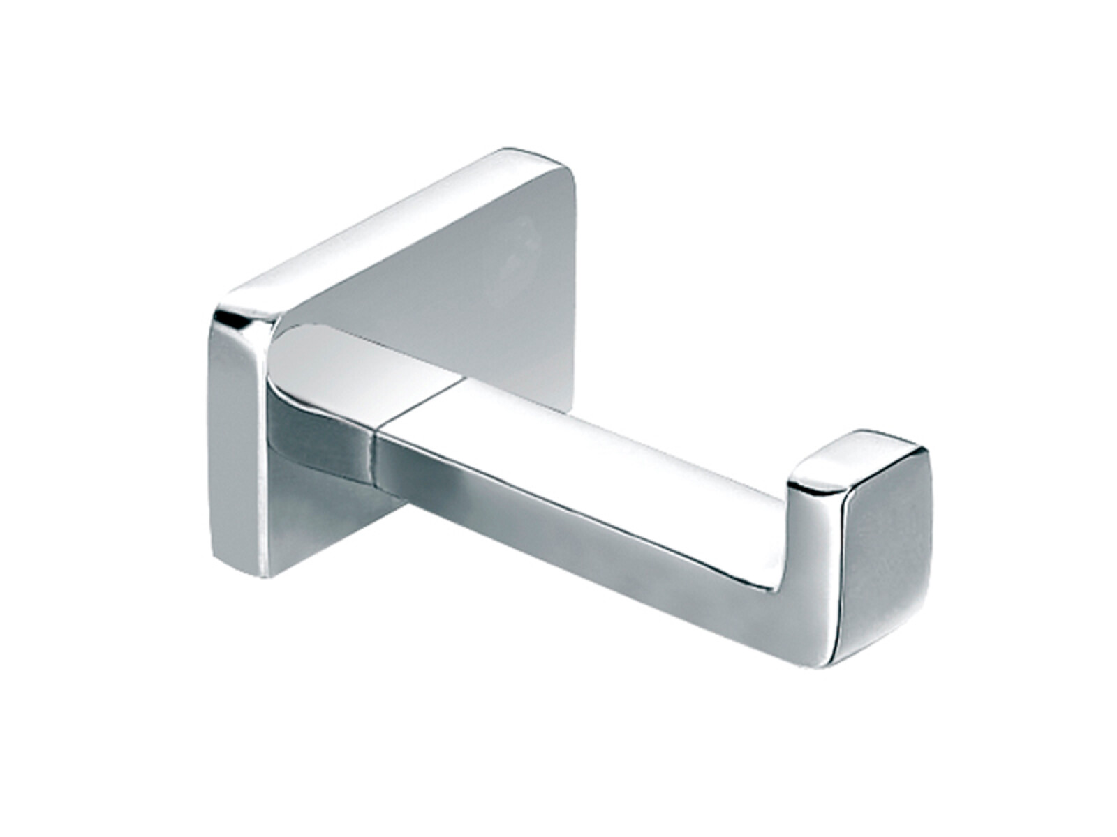 Percha Simple Metal Venecia Cromo Accesorio De Baño Metalico 