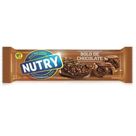 BARRA CEREAL NUTRY PASTEL CHOCO 22G BARRA CEREAL NUTRY PASTEL CHOCO 22G