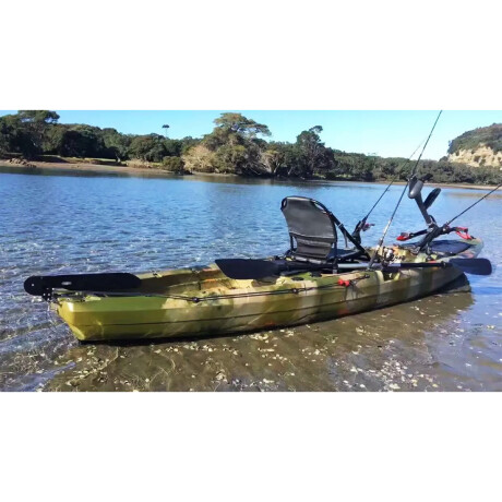 Bote Kayak Piraña Coast Fishman De Pesca Profesional + Silla + Remo Bote Kayak Piraña Coast Fishman De Pesca Profesional + Silla + Remo