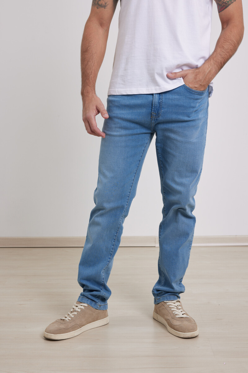 Pantalon Jean Slim Fit Harry - Celeste 