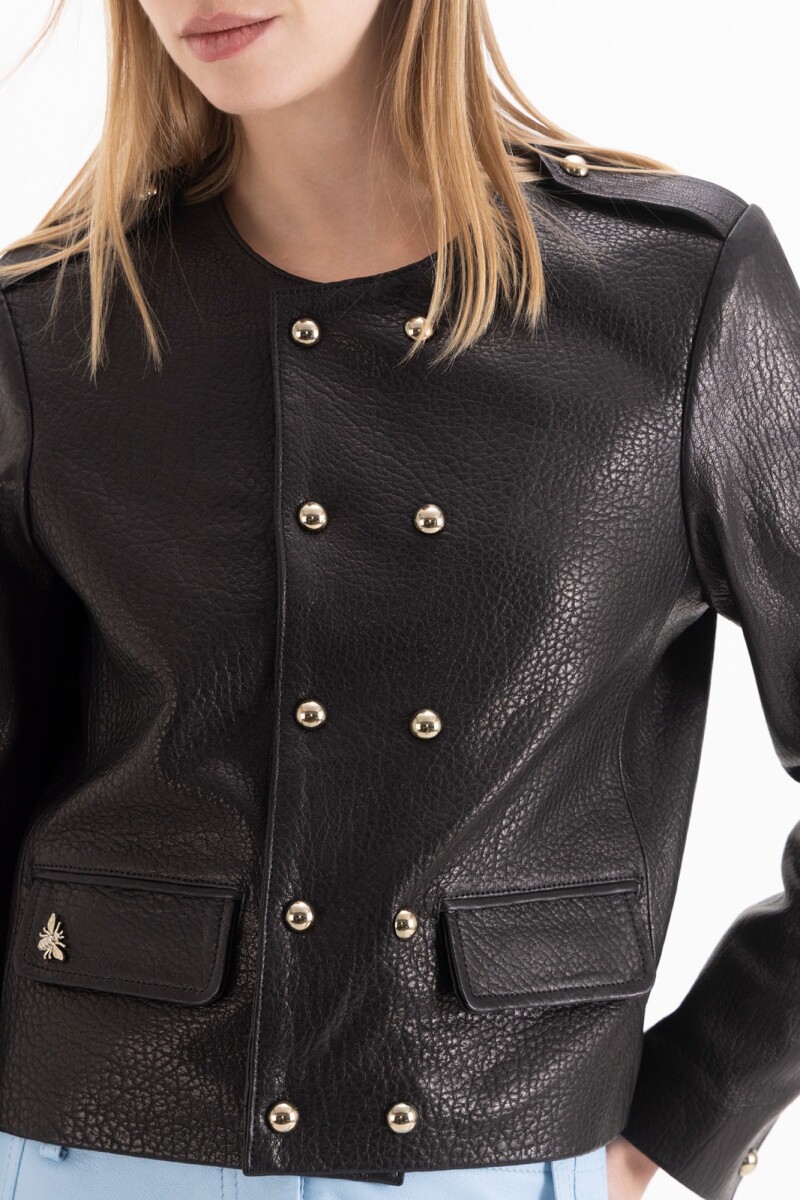 CHAQUETA NET Negro