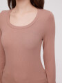 Remera Dalym Beige Oscuro