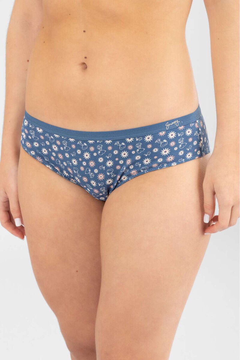Bikini snoopy flower - Azul 