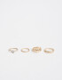 Sets Anillos Metal Sets De Anillos Con Metal - Dorado