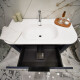 MUEBLE BALDI LAQUEADO Azul MATE 100X50X42 INCL BACHA GAMAS DE AZUL