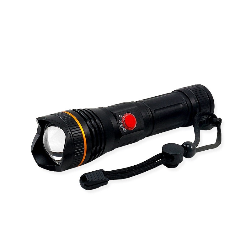 DINGQI LINTERNA TACTICA LED ULTRA-LUZ RECARGABLE USB 1200 LU Dingqi Linterna Tactica Led Ultra-luz Recargable Usb 1200 Lu