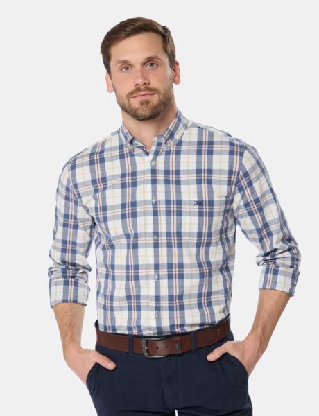 CAMISA A CUADROS Rosado