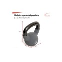 PESA RUSA HIERRO RECUBIERTA NEOPRENO 4KG NEGRO