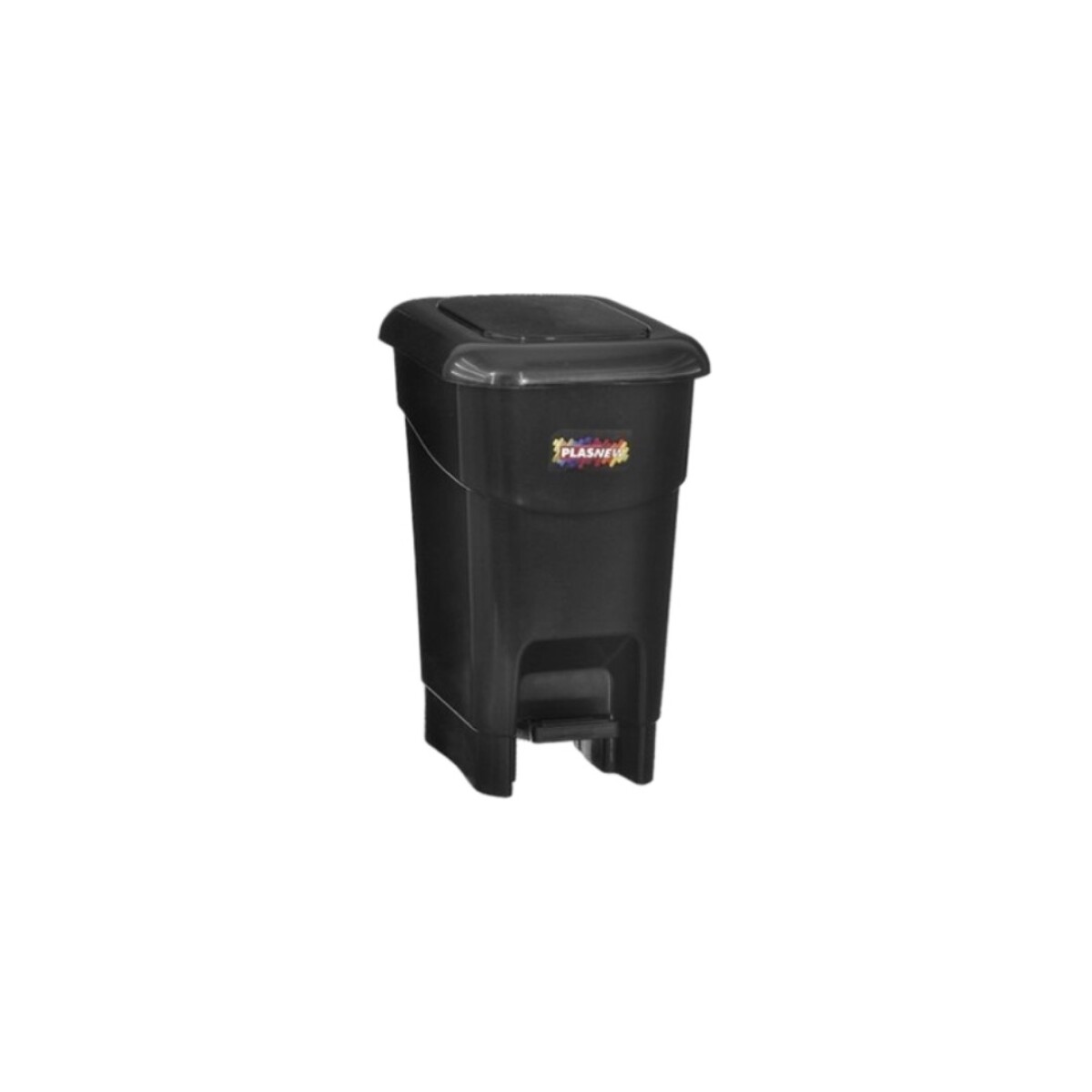PAPELERA TACHO CON PEDAL 20 LITROS - NEGRO 