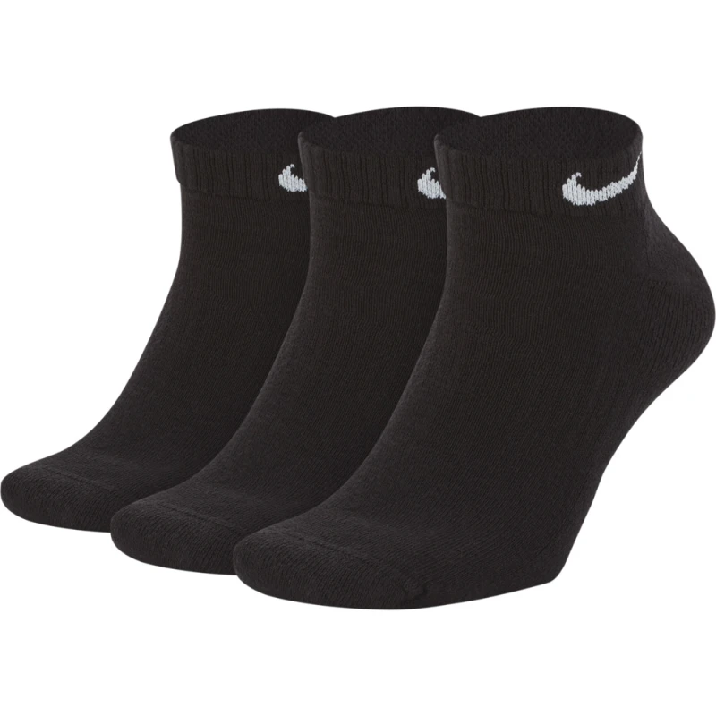 Medias Nike Everyday Cush Bajo 3-Pack Unisex Negro