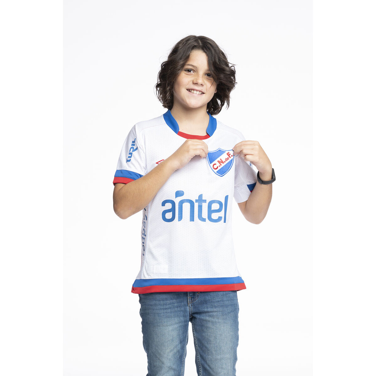 Camiseta Home Oficial 2018 Umbro Nacional Junior - Sv4 