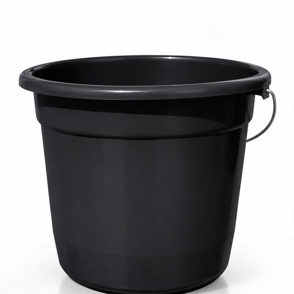 Balde 15 litros negro D 31 H 27.5 cms56260107 Balde 15 litros negro D 31 H 27.5 cms56260107