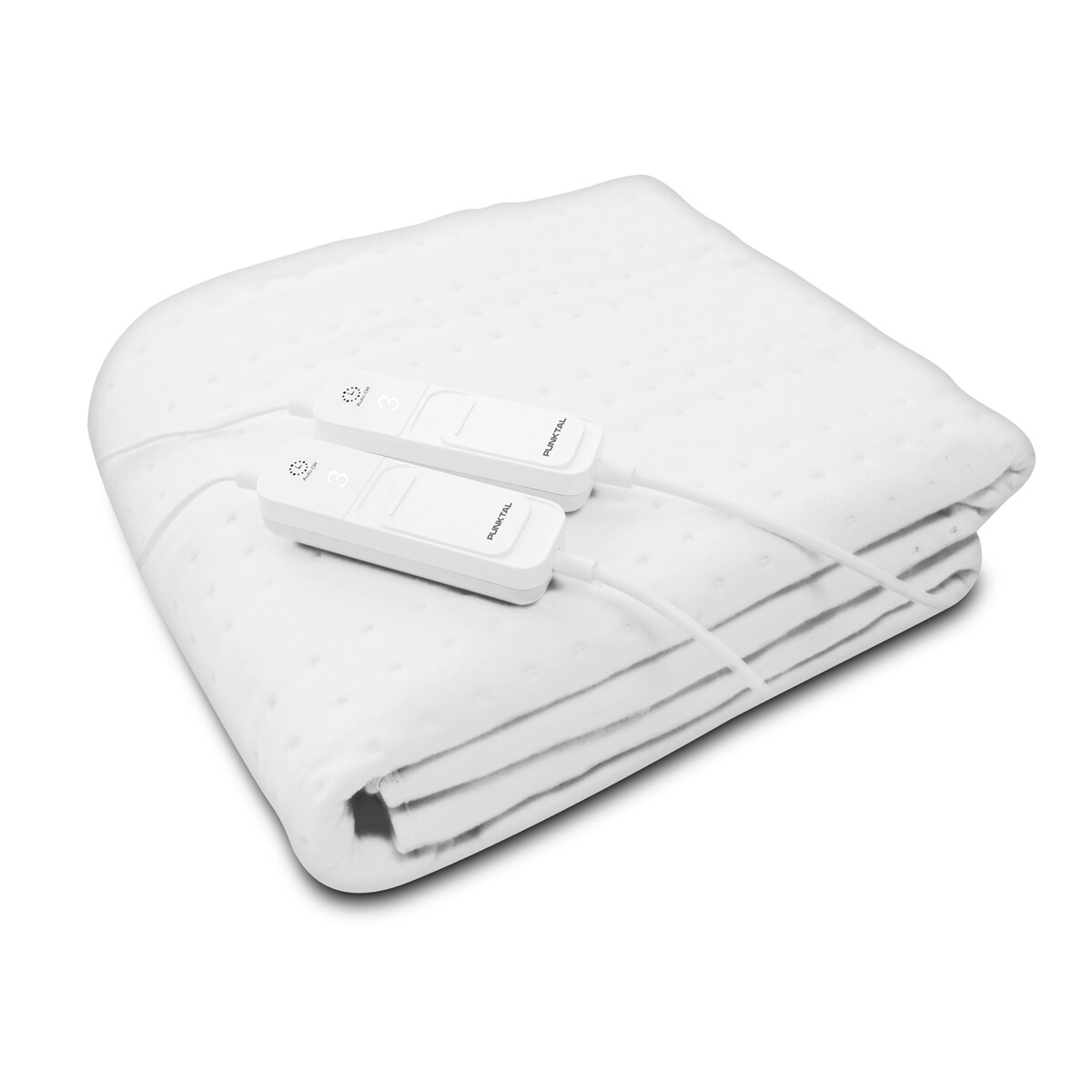 Calienta Cama 2 Plazas Punktal Lavable Poliéster 3 Niveles 