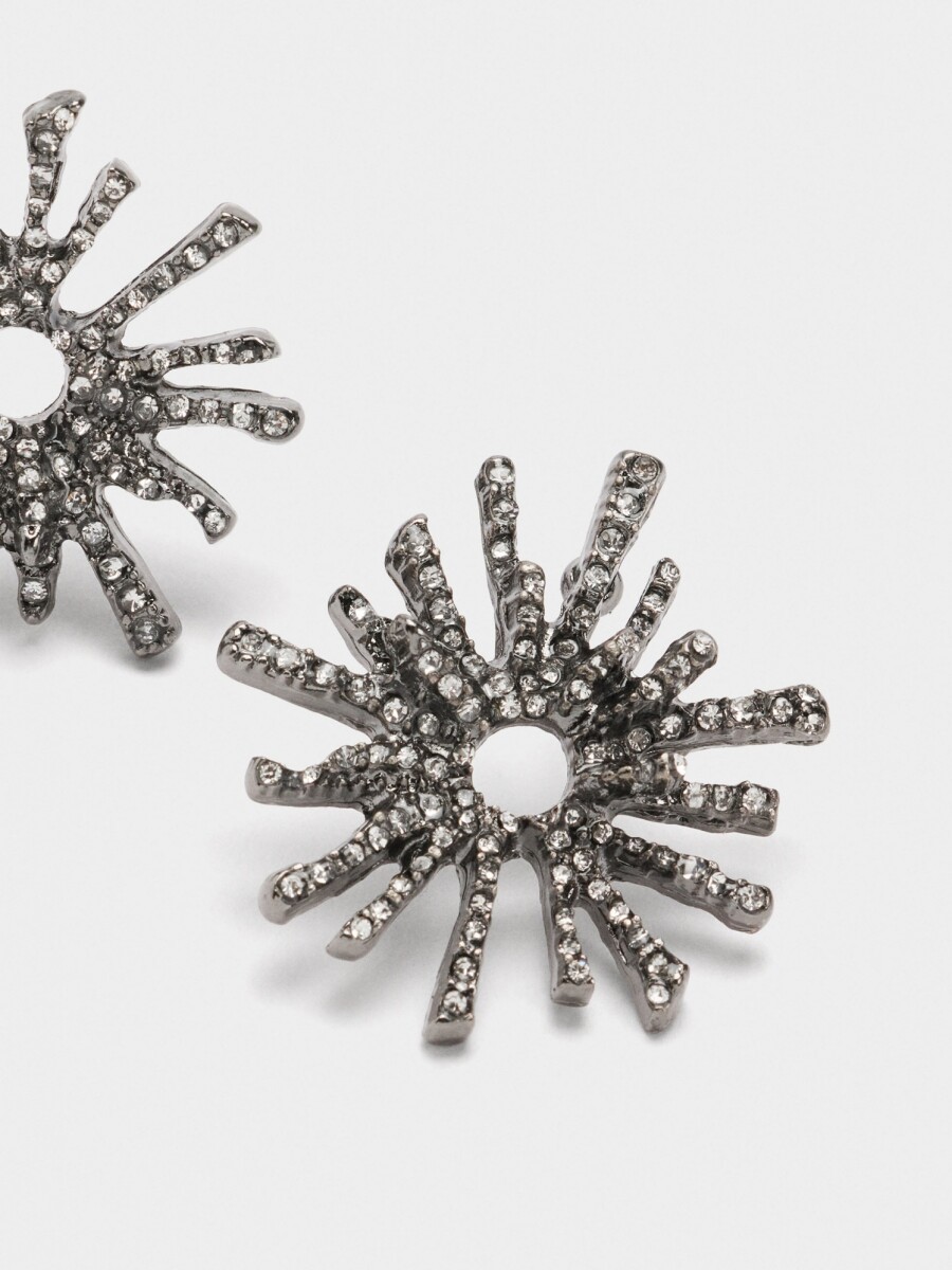 Pendientes De Erizo De Mar negro