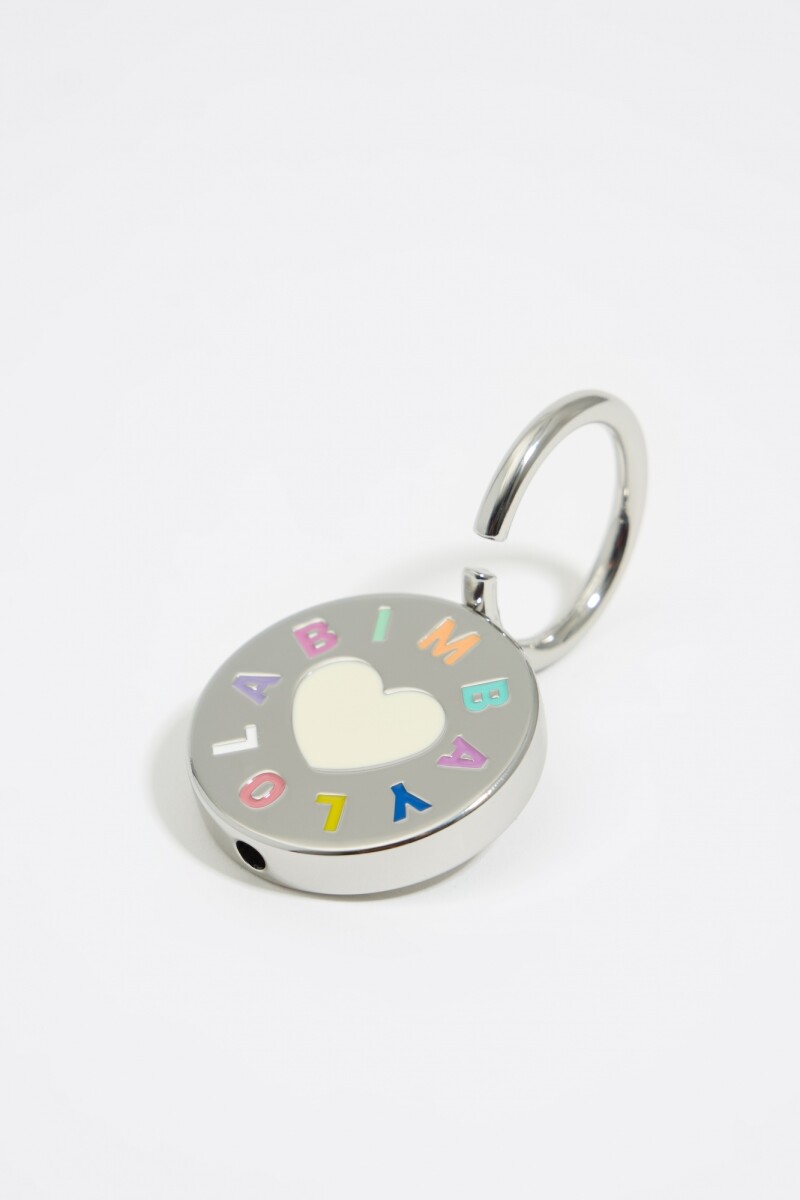 LLAVERO CANDADO LOGO CANDY Plata