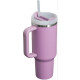 Vaso Quencher Stanley 880ml Lila Térmico Acero Inoxidable con Sorbete - LILA Vaso Quencher Stanley 880ml Lila Térmico Acero Inoxidable con Sorbete - LILA