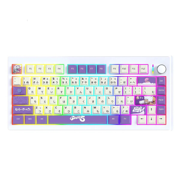 Teclado Mecánico Fantech Maxfit8 One Piece Mk921 BLANCO
