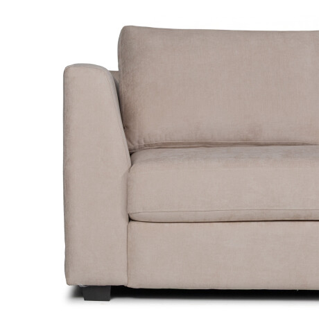 Rinconera Lotus - Tela Microfibra - Chaise Derecho 12072 (Beige)