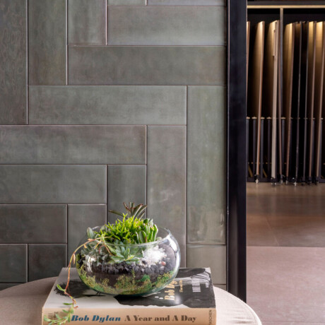 Ceramica Verde Destonificada Brillo 10X40Cm Pared GAMAS DE VERDE