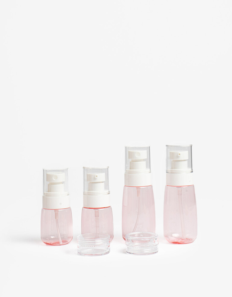 Set de Viaje Set De Envases Recargables Para Viaje - Combinacion Bicolor