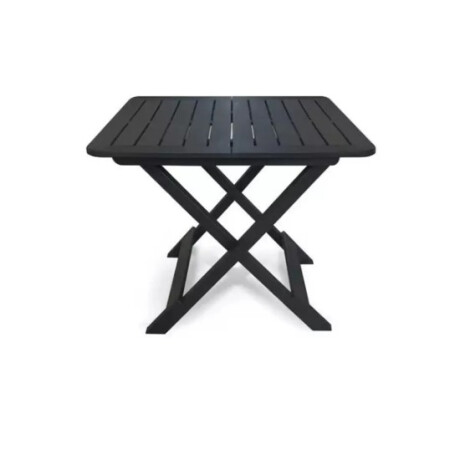 Mesa Plegable Para Jardín Camping Patio NEGRA Mesa Plegable Para Jardín Camping Patio NEGRA