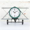 RELOJ DE MESA HIERRO 30X20X22CM AVION RELOJ DE MESA HIERRO 30X20X22CM AVION